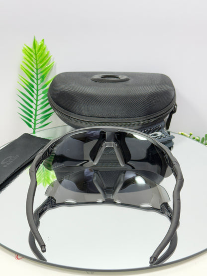Oakley RADER-EV Sports ( silver  & Black )
