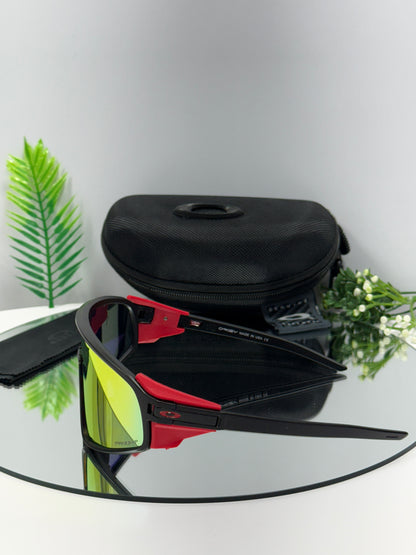 Latch Panel ( Red Mirror & Black )