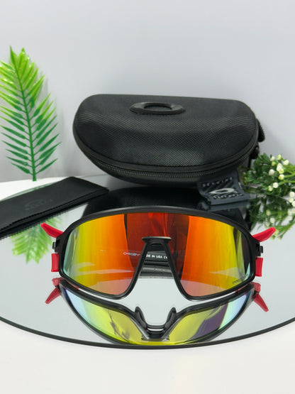 Latch Panel ( Red Mirror & Black )