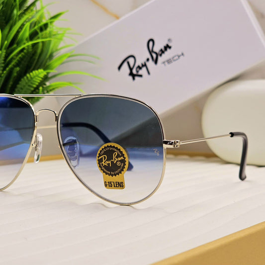 RB Aviator sunglasses ( dual shade blue & Chrome) 🕶️