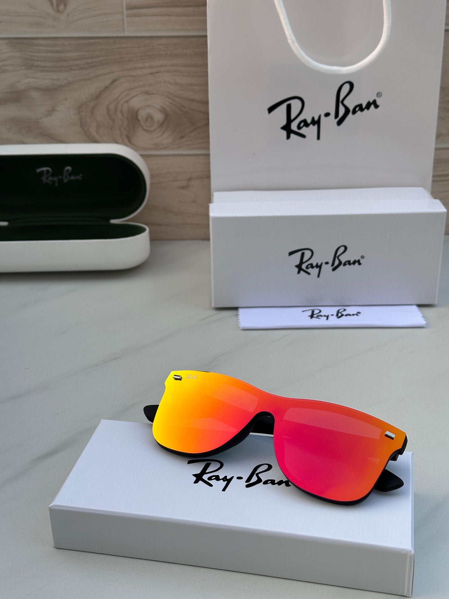 RB sunglasses Red Prizm Black